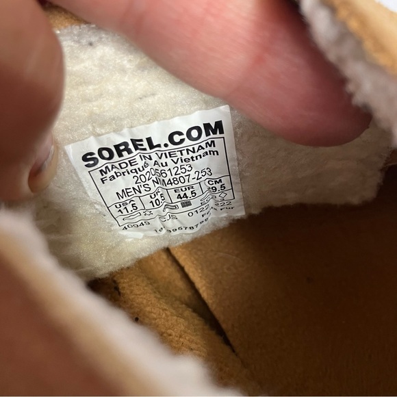 Sorel Men’s‎ Explorer Drift waterproof boots tan suede size 11.5 main image 6